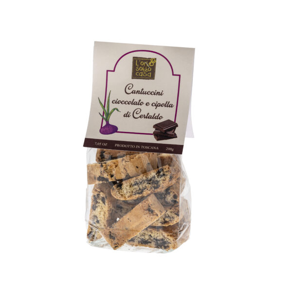 Cantuccini Cioccolato e Cipolla di Certaldo 200gr.