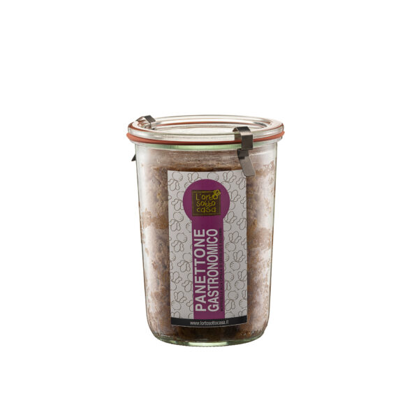 Panettone gastronomico con Mortadella alla Cipolla di Certaldo Alchermes 270 gr.
