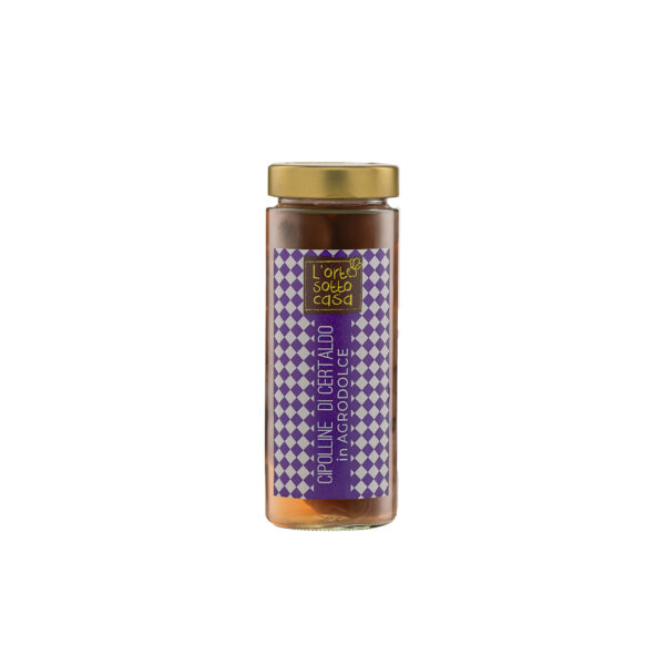 Cipolline di Certaldo in agrodolce 380gr.